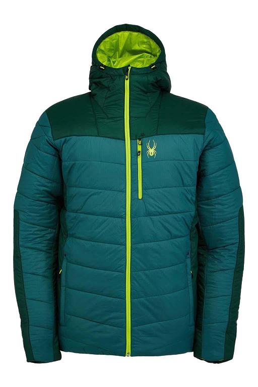 Chaqueta con capucha Spyder Glissade Verdes Oscuro Para Hombre Mexico MX82304